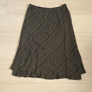 3/$10 Style & Co. Black and Cream Midi Skirt